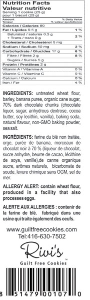Chunky Monkey Nutritional Information